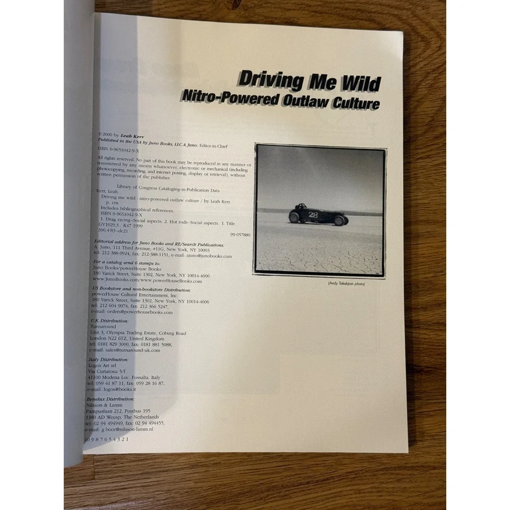 🔥 Driving Me Wild Nitro Powered Outlaw Culture Hot Rods Book Like New